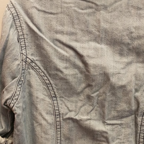 Japan Kids 3/4 Sleeved Button Down - Girls 6X - Picture 6 of 8